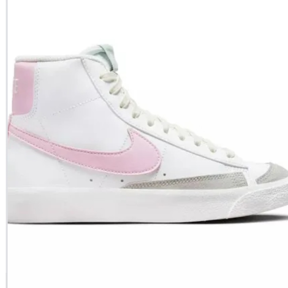 WHITE & PINK NIKE BLAZERS